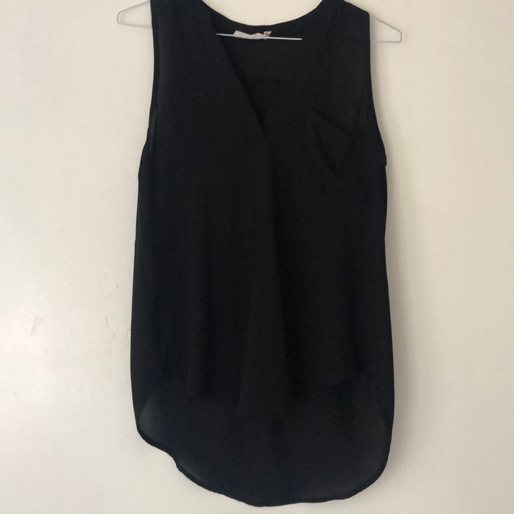 Black tank blouse